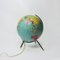 Vintage Tripod Illuminated Earth Globe from Cartes Taride, 1966 6