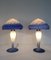 Large Art Deco Table Lamps from Art de France, Set of 2 4