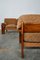 Walnut & Velvet Living Room Set from Mobil Girgi, 1970s 7