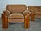 Walnut & Velvet Living Room Set from Mobil Girgi, 1970s 2