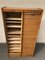 Vintage Oak Roller Shutter Cabinet, 1950s 6