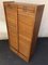 Vintage Oak Roller Shutter Cabinet, 1950s, Image 2