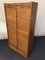 Vintage Oak Roller Shutter Cabinet, 1950s, Image 3