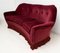 Mid-century Italian Velvet Curved Sofa by Gio Ponti for Casa e Giardino, 1950s 8
