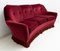 Mid-century Italian Velvet Curved Sofa by Gio Ponti for Casa e Giardino, 1950s, Image 6