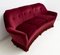 Mid-century Italian Velvet Curved Sofa by Gio Ponti for Casa e Giardino, 1950s 5