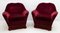 Mid-century Italian Velvet Lounge Chairs by Gio Ponti for Casa e Giardino, 1950s, Set of 2, Image 4