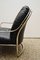 Black Leather Lounge Chair by Carlo de Carli for Cinova, 1960s, Image 8