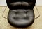 Black Leather Lounge Chair by Carlo de Carli for Cinova, 1960s 9