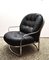 Fauteuil en Cuir Noir par Carlo de Carli pour Cinova, 1960s 2