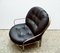 Black Leather Lounge Chair by Carlo de Carli for Cinova, 1960s, Image 4