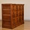 Antique Oak Filing Cabinets from Globe Wernicke, Set of 4 15