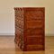 Antique Oak Filing Cabinets from Globe Wernicke, Set of 4 2