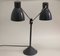 Vintage French Double-Shade Desk Lamp from Jumo, 1940s 2
