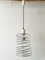 Vintage French Steel Sping Pendant Lamp, 1970s 1