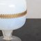 Lámpara de mesa italiana vintage de vidrio opalescente, años 70, Imagen 6