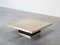 Low Vintage Etched Brass Coffee Table by Georges Mathias, 1970s 9
