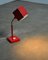 Lámpara de mesa Mid-Century roja, Imagen 5