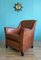 Mid-Century Dutch Leather Club Chair, 1960s 3