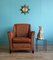 Mid-Century Dutch Leather Club Chair, 1960s, Image 2