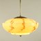 Art Deco Marbled Glass Ceiling Lamp, 1930s, Image 4