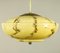 Art Deco Marbled Glass Ceiling Lamp, 1930s 6