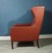 Mid-Century Danish Leather Wing Chair from Stouby, 1970s 9