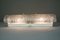 Vintage Frosted Glass Wall Lamp by J. T. Kalmar, 1950s, Image 2