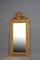 Antiker viktorianischer Spiegel mit vergoldetem Holzrahmen 1
