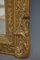 Espejo de muelle victoriano antiguo de madera dorada, Imagen 2