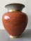 Große Vintage Vase mit Blattgolddekor & Tropfglasur von Royal Copenhagen, 1961 4