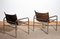 Leather and Tubular Steel Klinte Armchairs by Tord Bjorklund, 1980s, Set of 2, Image 2