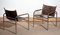 Leather and Tubular Steel Klinte Armchairs by Tord Bjorklund, 1980s, Set of 2, Image 12