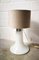 Vintage Milk Glass Table Lamp, 1970s 2