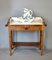 Antique French Walnut Washstand 4