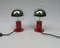 Small Vintage Red Table Lamps by Motoko Ishii for Staff, 1960s, Set of 2, Image 3