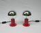 Small Vintage Red Table Lamps by Motoko Ishii for Staff, 1960s, Set of 2, Image 2