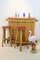 Mueble bar Tiki Mid-Century de bambú y ratán con taburetes, Imagen 4