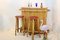 Mueble bar Tiki Mid-Century de bambú y ratán con taburetes, Imagen 8