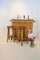Mueble bar Tiki Mid-Century de bambú y ratán con taburetes, Imagen 10