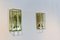 French Brass & Faceted Glass Sconces, 1980s, Set of 2 9