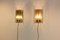 French Brass & Faceted Glass Sconces, 1980s, Set of 2 6