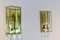 French Brass & Faceted Glass Sconces, 1980s, Set of 2 7