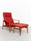 Model FD164 Teak Armchair and Ottoman by Arne Vodder for France & Søn/France & Daverkosen, 1970s, Set of 2, Image 1