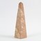 Red Travertine Obelisk from Fratelli Mannelli, 1970s, Image 2