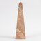 Red Travertine Obelisk from Fratelli Mannelli, 1970s, Image 1