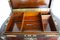 Antique English Navy Walnut Travel Box, Image 3