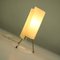 Vintage Brass & Acrylic Tripod Table Lamp, 1950s, Image 2