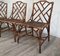 Bamboo Dining Chairs, 1950s, Set of 4 1