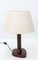 French Stichted Leather Desk Lamp, 1964, Image 4